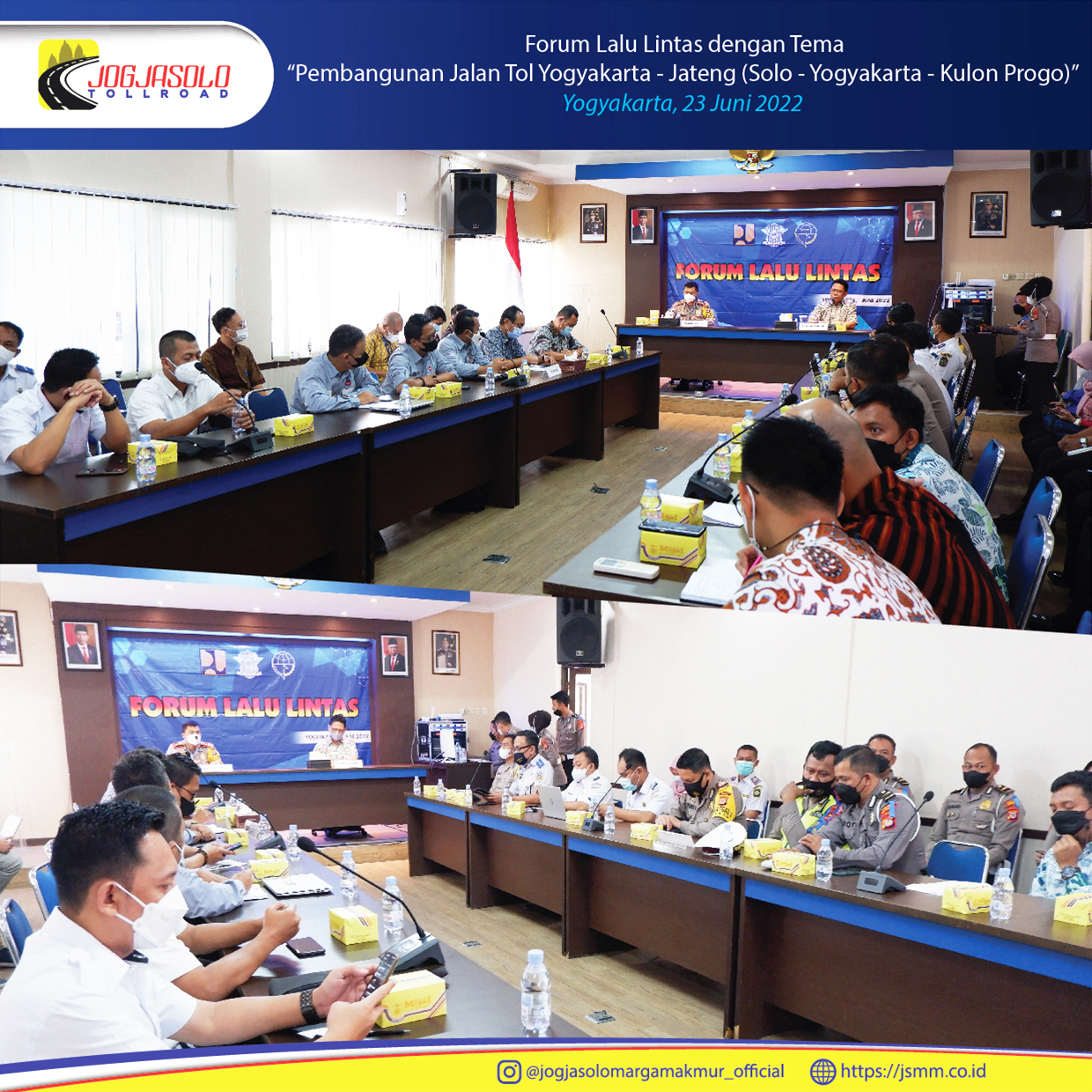 Pemaparan awal selaku corporate Communication JMM Ahmad Izzi dalam kegiatan tersebut.
hadir ikut mendampingi Pimpinan Proyek JMM serta Tim Teknik JMM dan Unit terkait