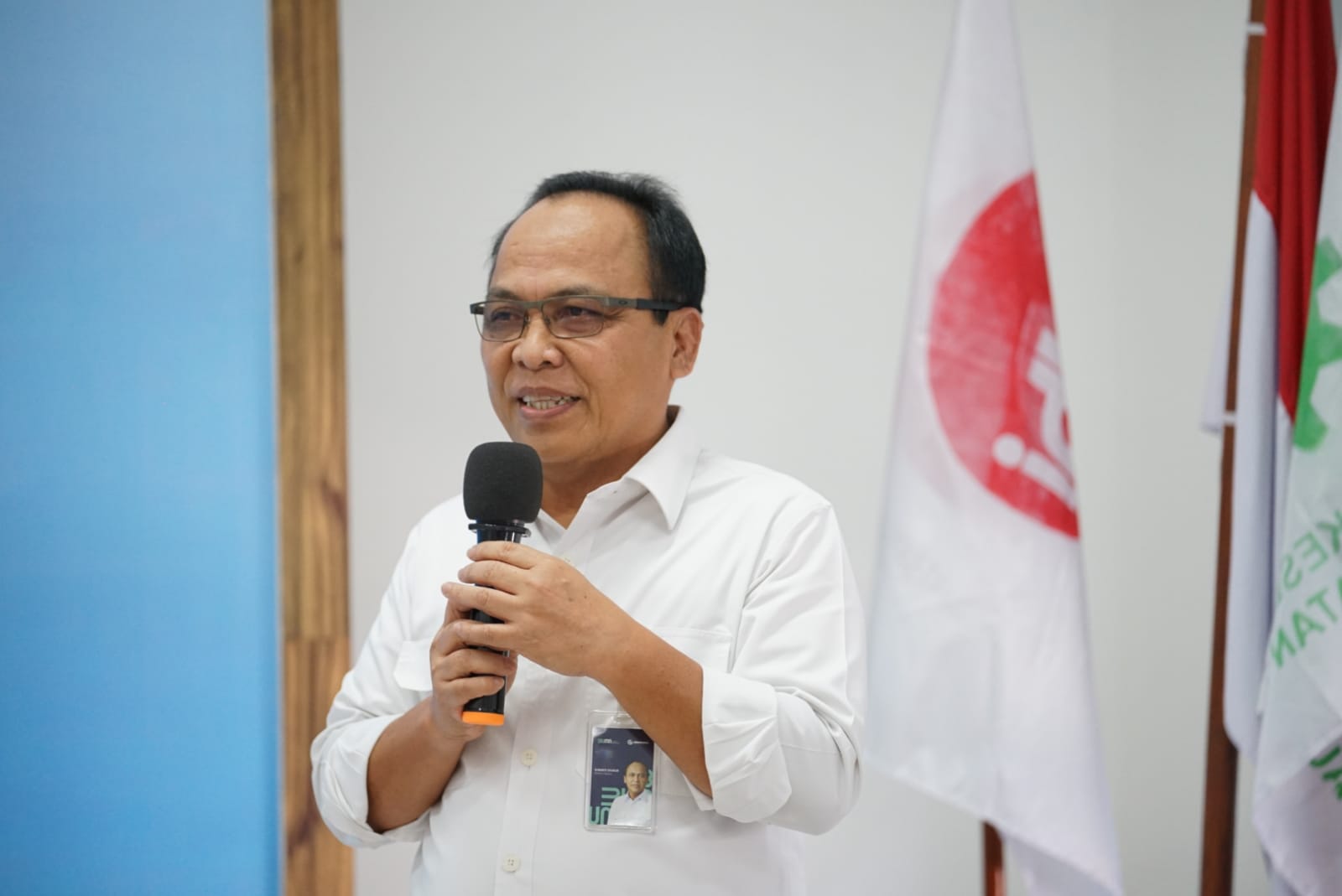 Sambutan oleh Direktur Utama PT JASAMARAGA (PERSERO) Tbk, Bapak Subakti Syukur 