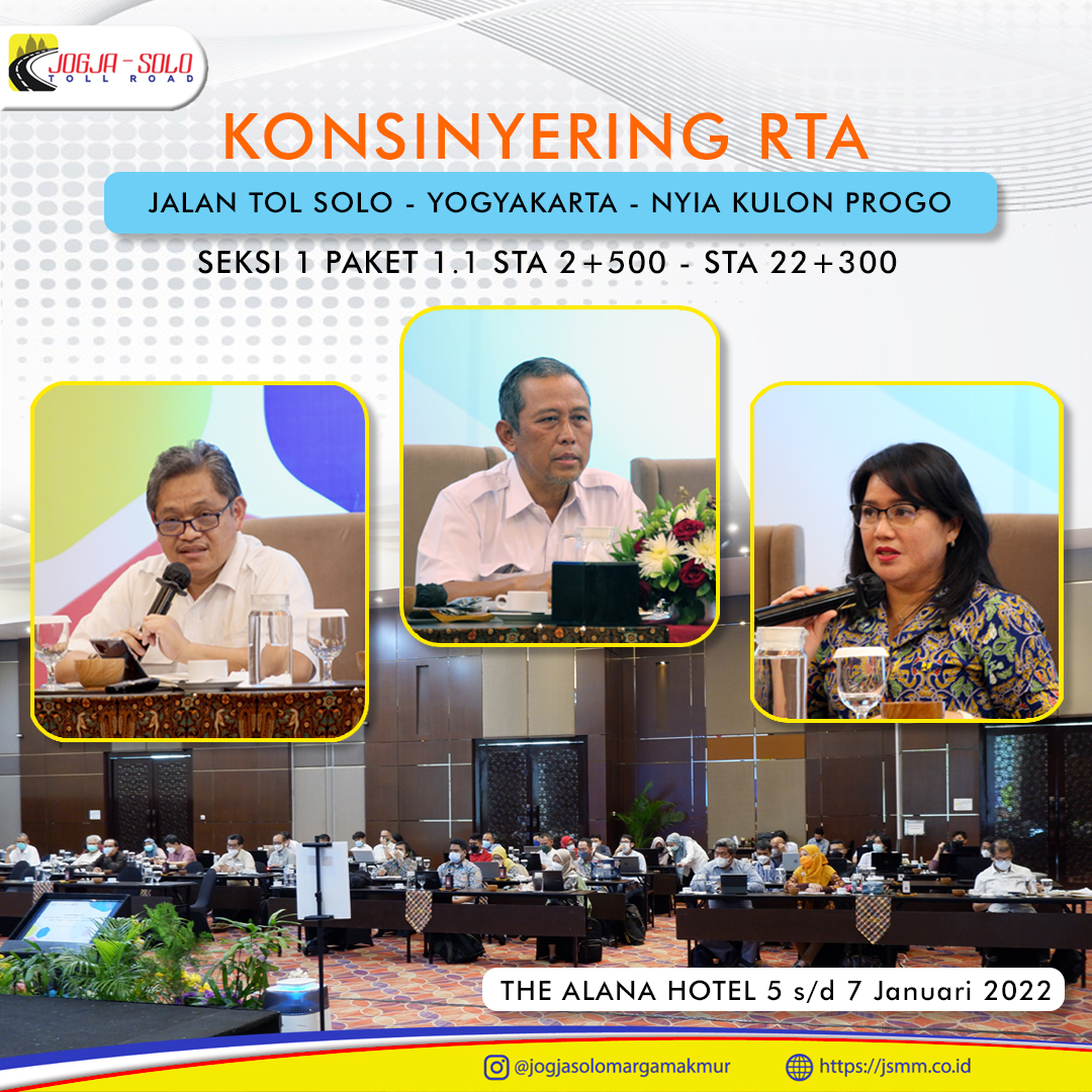 Arahan Kasubdit Direktorat Jalan Bebas Hambatan, Kepala Bidang Teknik BPJT serta Direktuk Teknik PT Jogjasolo Marga Makmur