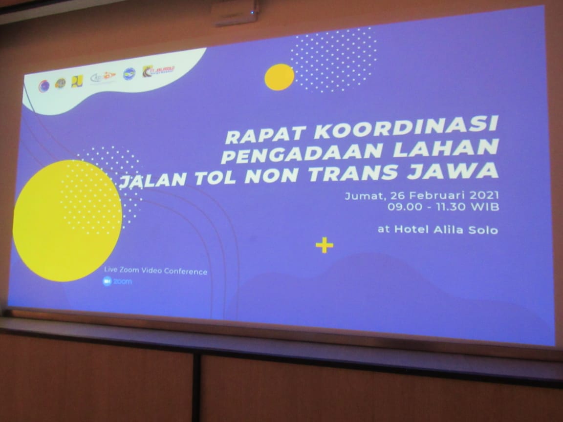 Rapat Koordinasi Progres Pengadaan Lahan Seksi 1 Jalan Tol Solo - Yogyakarta - NYIA Kulonprogo