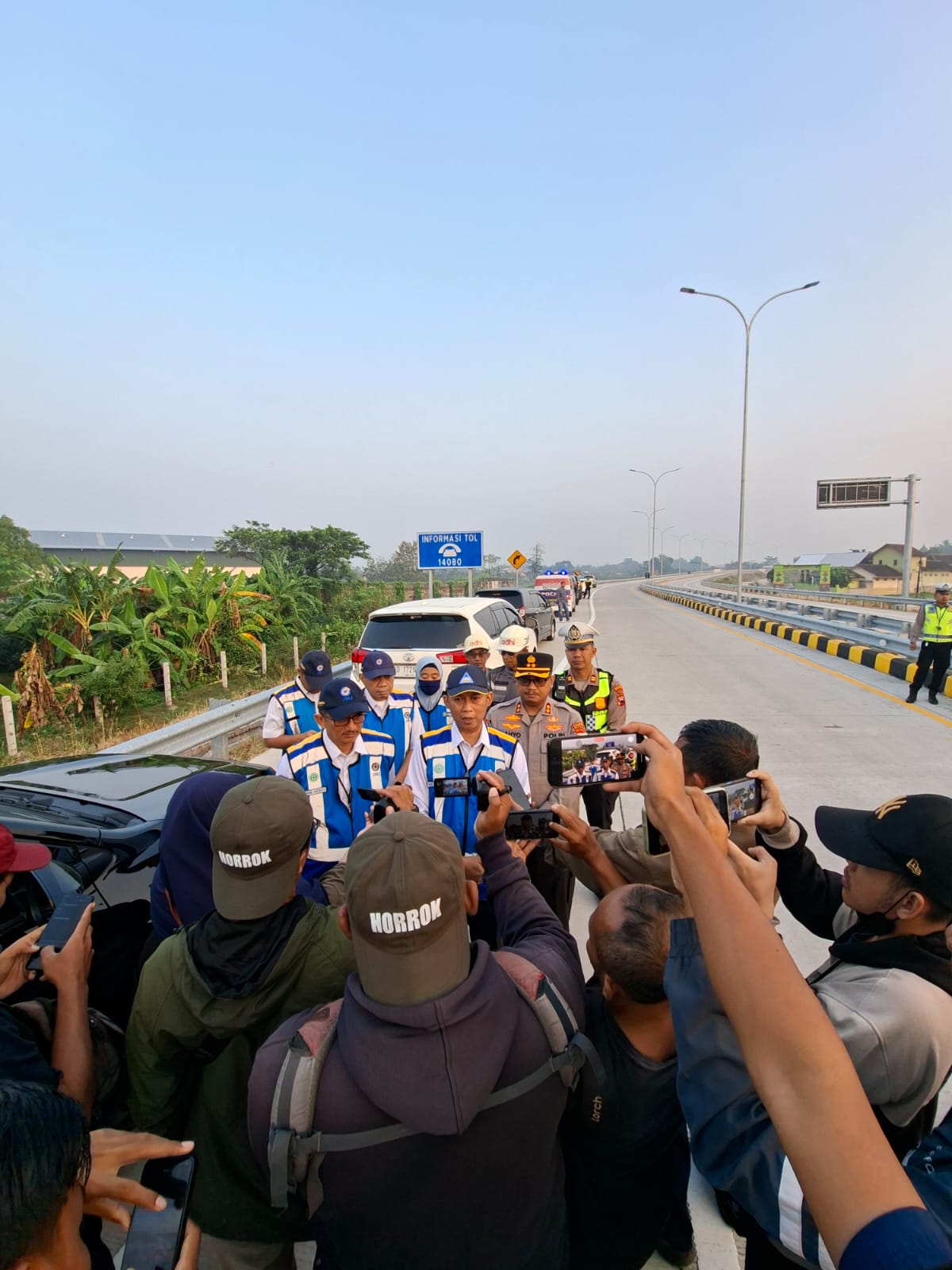 kegiatan wawancara langsung bersama Direktur Utama PT JMJ dan Kapolres Klaten