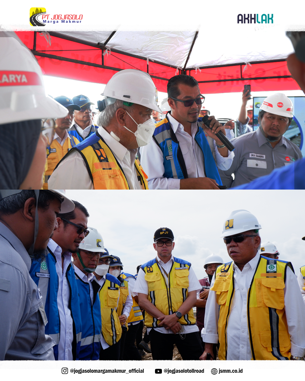 Paparan Direktur Utama PT JMM Suchandra Hutabarat terkait kesiapan jalur fungsional lebaran tol Solo-Yogjakarta